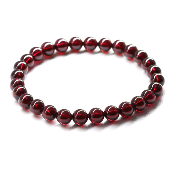 Genuine 5A Natural Red Garnet Bracelet – Premium January Birthstone Jewelry