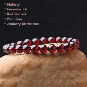 026_profile_1 Genuine 5A Natural Red Garnet Bracelet – Premium January Birthstone Jewelry