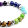 7 Chakra Natural Gemstone Beaded Bracelet