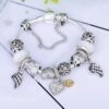 Crystal beaded bracelet