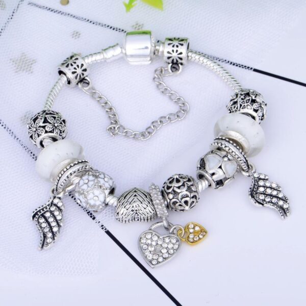 Crystal beaded bracelet