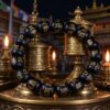 170cf9e9-50f0-467c-b870-d02cdfd553fb Tibetan Buddhist Six-Word Mantra Black Sandalwood Bracelet