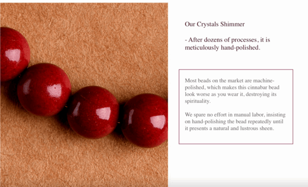 Cinnabar Wealth Bracelet for Protection & Good Luck – Red Feng Shui Prosperity Beads (Unisex)