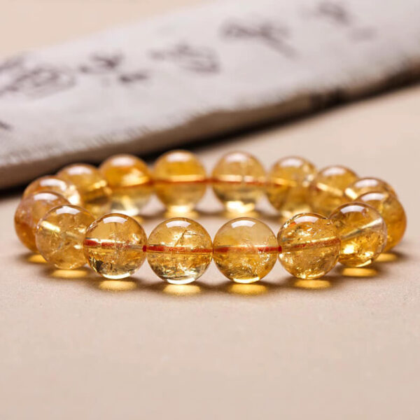 20241225-002154 Citrine Manifestation Bracelet for Abundance