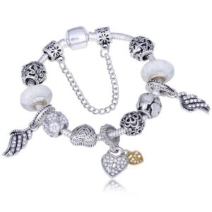 Crystal beaded bracelet
