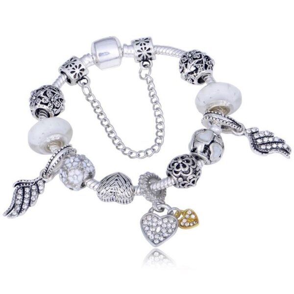 Crystal beaded bracelet
