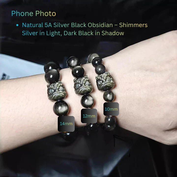 bracelet bead sizes on wrist 10mm 12mm 14mm