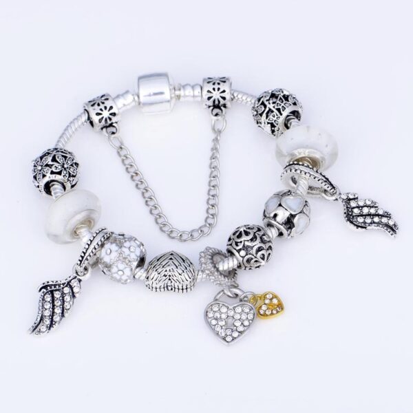 Crystal beaded bracelet