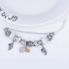 Crystal beaded bracelet