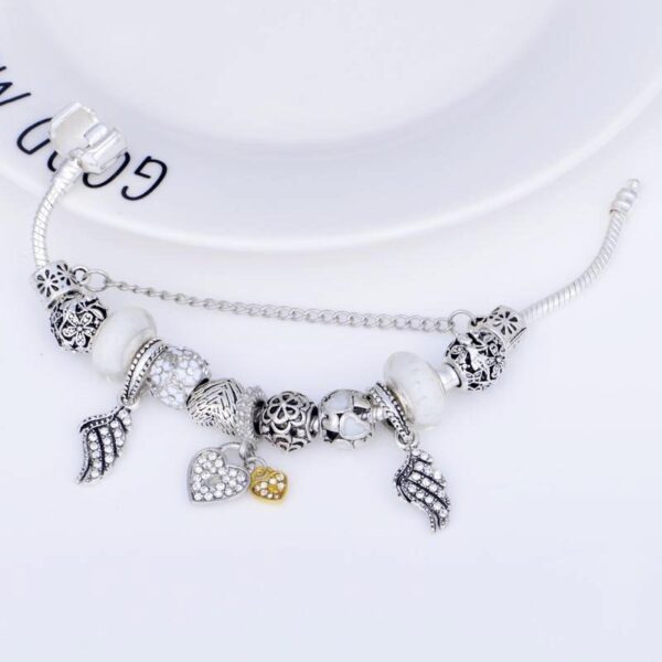 Crystal beaded bracelet