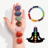 7 Chakra Natural Gemstone Beaded Bracelet