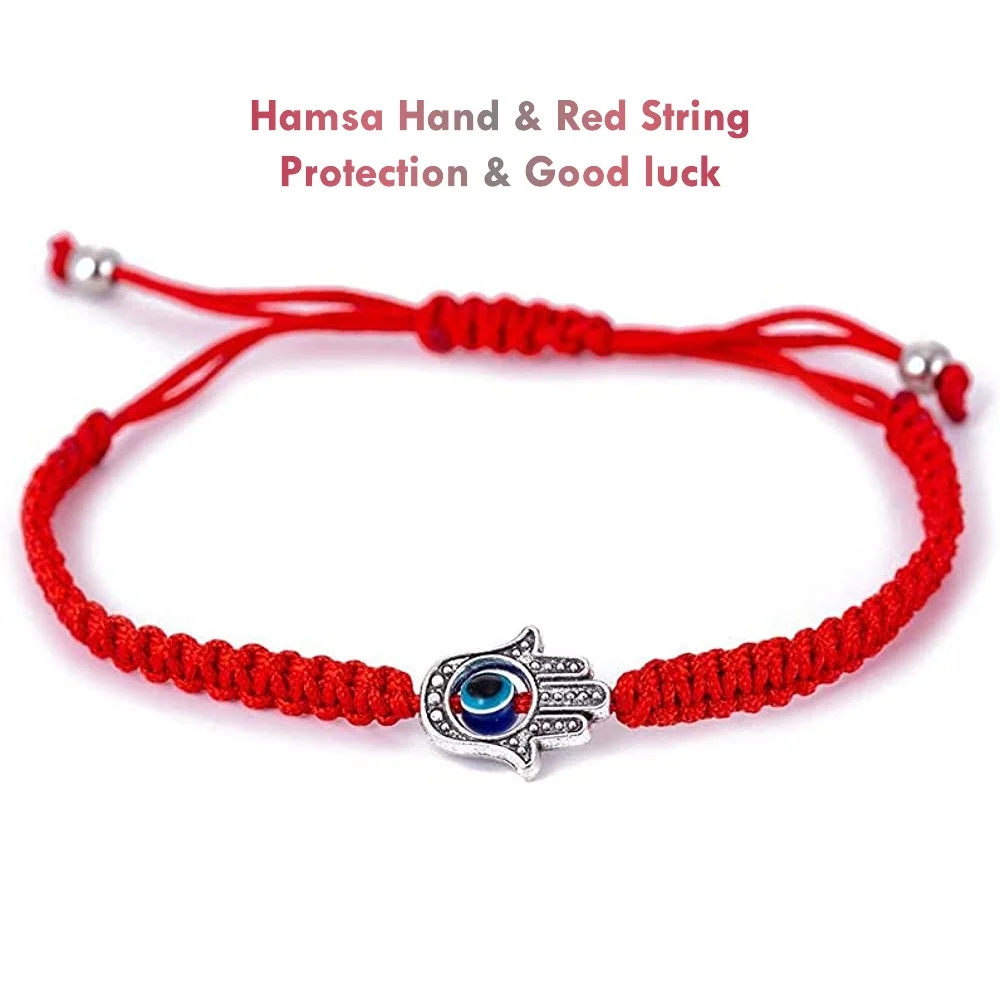 Hamsa Hand Red String Bracelet