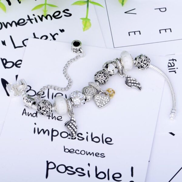 Crystal beaded bracelet