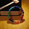 7 Chakra Natural Gemstone Beaded Bracelet