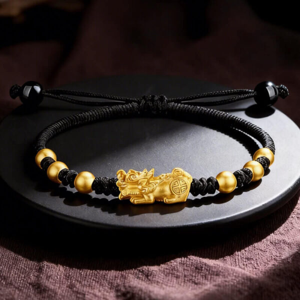 FengShuiPiXiuWealthStringBracelet01 Feng Shui Pixiu Wealth String Bracelet