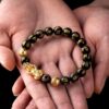 Feng_Shui_Black_Obsidian_Pi_Xiu_Bracelet_04 Black Obsidian Pixiu Bracelet with Mantra Beads