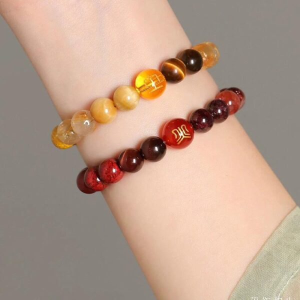 Five Elements Feng Shui Balance Prosperity Crystal Bracelet