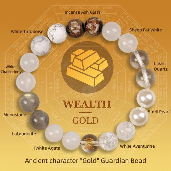 Five Elements Feng Shui Balance Prosperity Crystal Bracelet