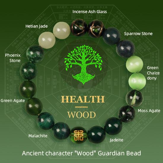 Five Elements Feng Shui Balance Prosperity Crystal Bracelet