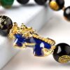 Feng_Shui_Five_Wealth_Gods_Pi_Xiu_Bracelet_03 Feng Shui Color-Changing Pixiu Black Onyx Bracelet