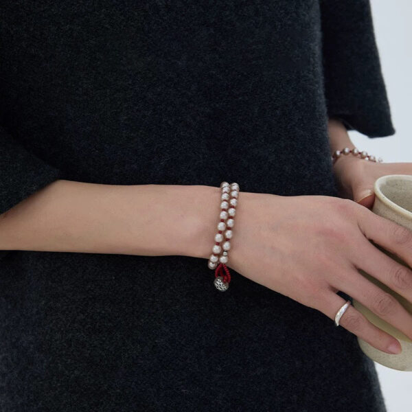 Festive_Double_Strand_Pearl_Bracelet_4 Double-Strand Pearl Bracelet