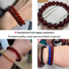 Genuine 5A Natural Red Garnet Bracelet – Premium January Birthstone Jewelry