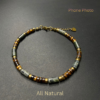 Natural Tiger Eye & Green Agate Men's Bracelet