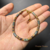 Natural Tiger Eye & Green Agate Men's Bracelet