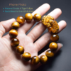 Men's Tiger's Eye Pixiu Wealth Bracelet