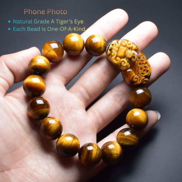 Men's Tiger's Eye Pixiu Wealth Bracelet