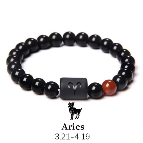 Minimalist_Style_Zodiac_Guardian_Obsidian_Bracelet_05-1 Zodiac Guardian Obsidian Beaded Bracelet
