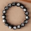 Silver Obsidian Cat Eye Feng Shui Bracelet