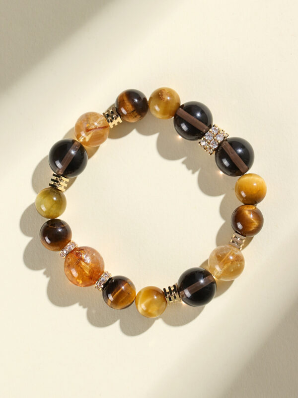 O1CN013BrMl72DhB1aJMAxy_!!3887268640-0-cib Citrine & Tiger Eye Wealth Bracelet for Women - Abundance,Confidence & Protection