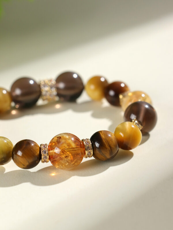 O1CN013PYvEc2DhB1Xkw7QN_!!3887268640-0-cib Citrine & Tiger Eye Wealth Bracelet for Women - Abundance,Confidence & Protection