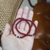 Natural Cinnabar & Hetian Jade Bracelet with 925 Silver – 4mm Beads for Protection, Balance & Positive Energy