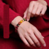 O1CN01BSsVhZ1dKR15gQS7m__2921603717-0-cib Natural Red Cinnabar 5 Wealth Gods Bracelet