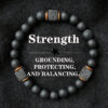 O1CN01FEvlD925oUQf2TLJK__2218948867573-0-cib Men's Lava Stone & Black Onyx Stretch Beaded Bracelet