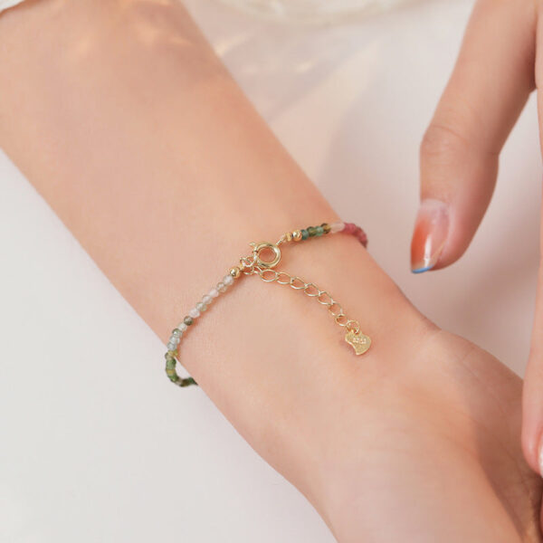 O1CN01HD4oca2DhAlKmHOya__3887268640-0-cib Natural Multicolor Tourmaline 14K Gold Bracelet for Women