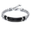 Men’s Tiger Eye Bracelet – Titanium Steel Strength & Protection Jewelry | Confidence, Focus & Success Gift for Him