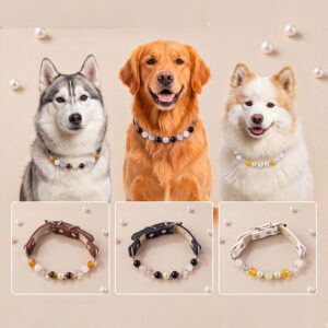 Natural Crystal Pet Collar Charm