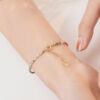 O1CN01cH1Mqs2DhAlU828IU_!!3887268640-0-cib Natural Multicolor Tourmaline 14K Gold Bracelet for Women