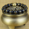 O1CN01fuCIFJ1ag18ntuYHq_!!2222748683358-0-cib Tibetan Buddhist Six-Word Mantra Black Sandalwood Bracelet
