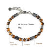 Men's Tiger Eye & Hematite Bracelet