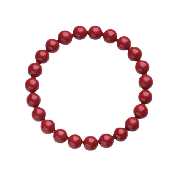 Cinnabar Wealth Bracelet for Protection & Good Luck – Red Feng Shui Prosperity Beads (Unisex)