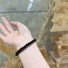 Natural Black Obsidian Beaded - Protection,Grounding & Focus