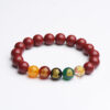 O1CN01nq9dAZ1WzTAlW9Whv__3603802859-0-cib Natural Red Cinnabar 5 Wealth Gods Bracelet