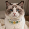 Green Fluorite Pet Crystal Collar