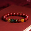 O1CN01sCHuYN1WzTAqre8I2__3603802859-0-cib Natural Red Cinnabar 5 Wealth Gods Bracelet