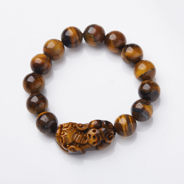 Men's Tiger's Eye Pixiu Wealth Bracelet
