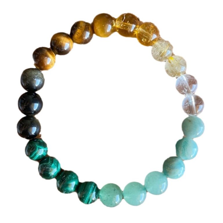 Retro Natural Crystal Beaded Bracelet